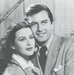 Hedy and George in 1942. Please check back at the gallery at hedy-lamarr.org for hi-res version of the picture.